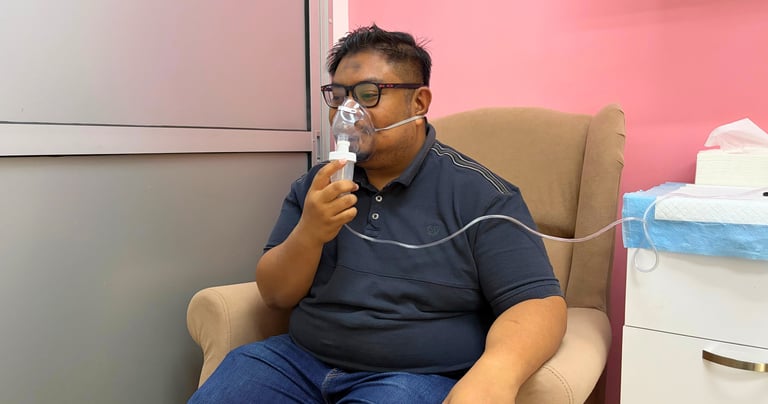 Rawatan nebuliser pesakit