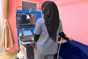 Sesi imbasan kehamilan dengan doktor